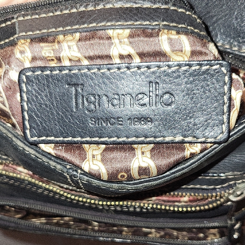 Black Leather Shoulder Bag - Picture 2 of 4
